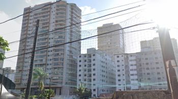 Edifício no litoral paulista precisou ser evacuado após rompimento em três colunas; prefeitura aguarda laudos para liberar retorno dos moradores