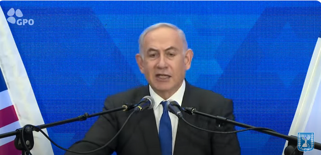 Primeiro-ministro Benjamin Netanyahu