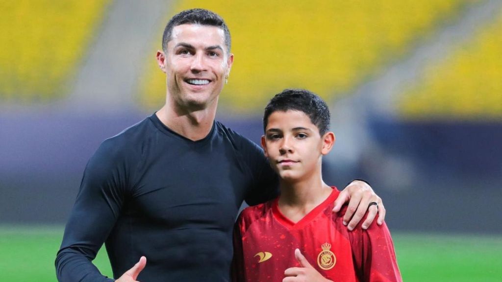 Cristiano Ronaldo e o filho