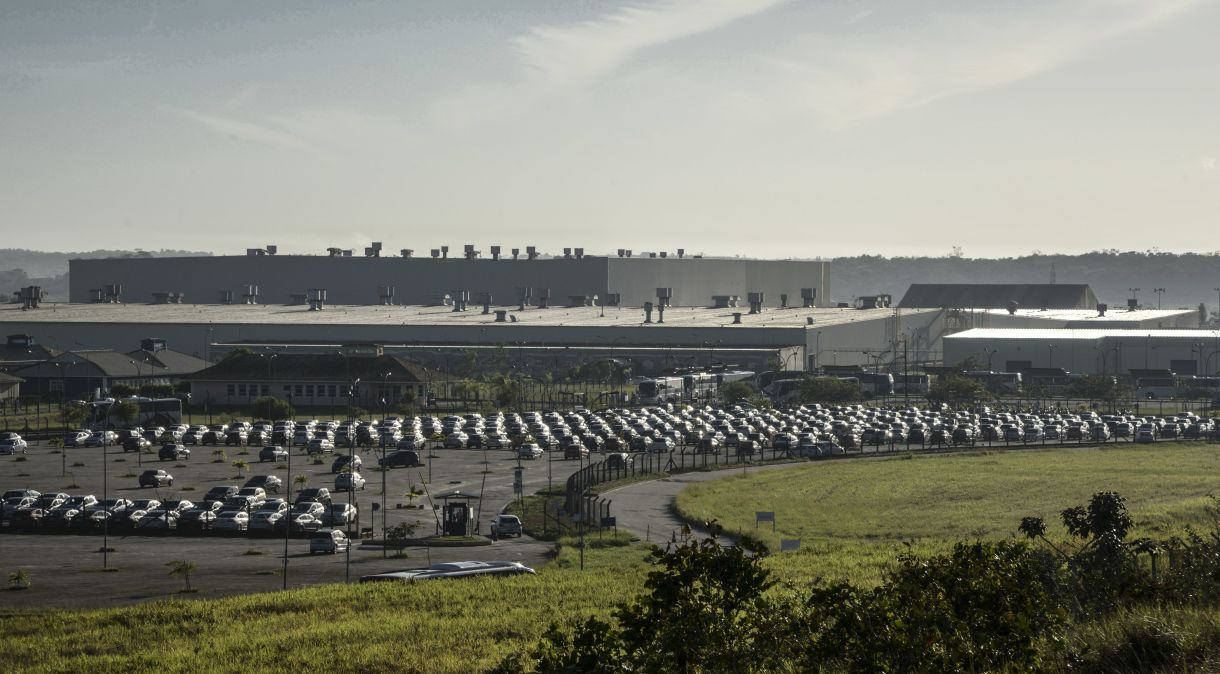 Vista do antigo complexo da Ford em Camaçari (BA) em imagem de 2015