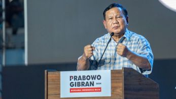 Prabowo Subianto, ex-general do Exército que já foi acusado de violações dos direitos humanos, recebeu 60% dos votos nos resultados preliminares das eleições