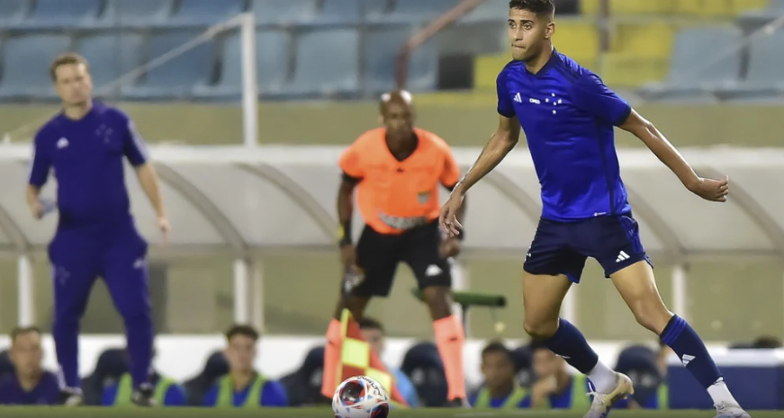 Henrique Silva durante jogo do Cruzeiro na Copa São Paulo de Futebol Júnior