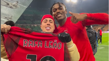 Jogador presenteou funkeiro com camisa após empate entre Milan e Atalanta