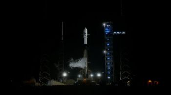 Pace foi lançado na madrugada desta quinta-feira (08) de um foguete da SpaceX e já está em órbita