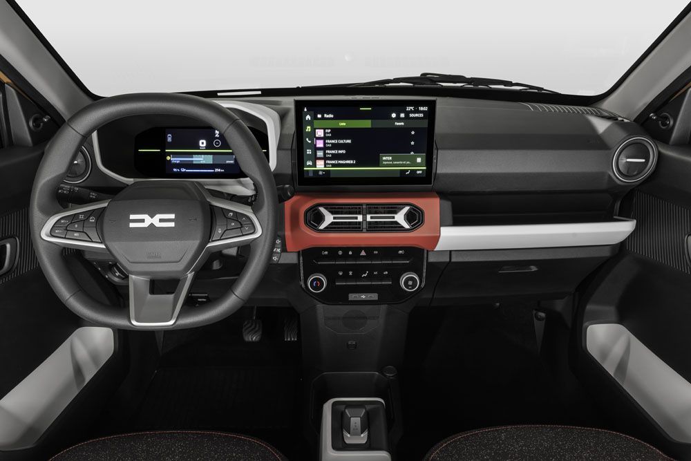 Novo Dacia Spring tem interior mais tecnológico que o atual Kwid 