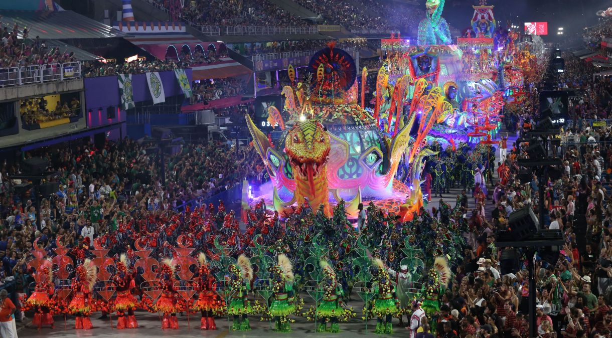 Desfile da Unidos do Viradouro no Carnaval de 2024