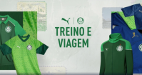 Palmeiras lança novas camisas de treino e viagem; veja fotos