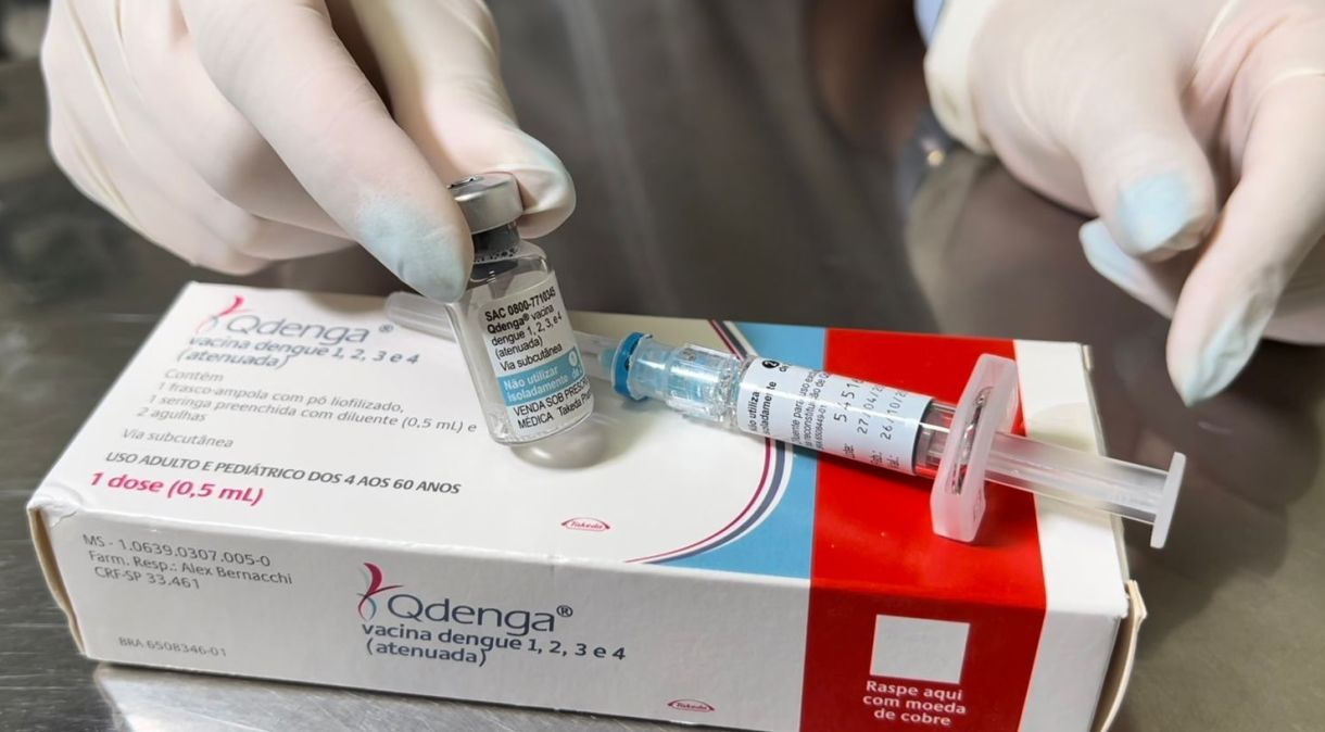 Vacina Qdenga, do laboratório japonês Takeda, contra dengue