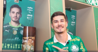 Reforço do Palmeiras se empolga com elenco: "Só via no videogame"