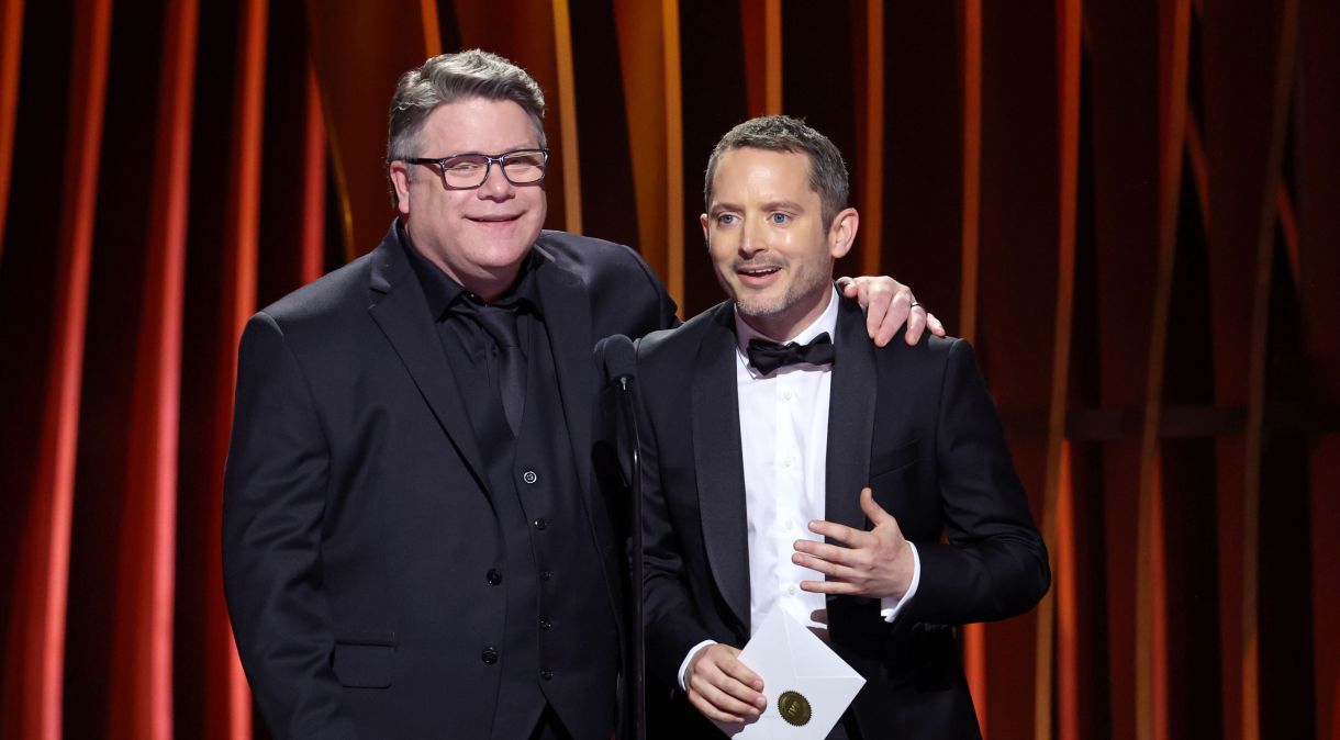 Sean Astin and Elijah Wood no SAG Awards 2024