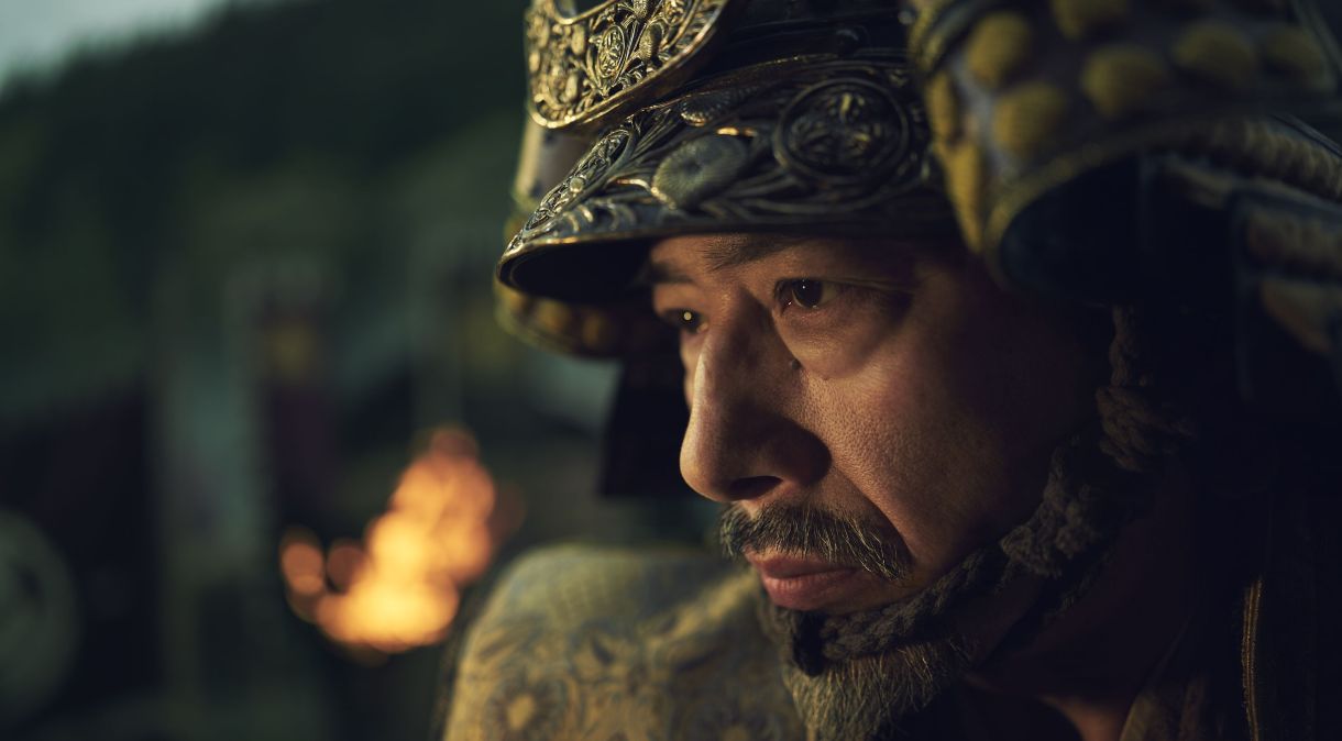 Hiroyuki Sanada como Yoshii Toranaga em "Xógum: A Gloriosa Saga do Japão"