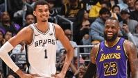 Vitória dos Lakers sobre os Spurs tem feito de Wembanyama e top 3 para LeBron