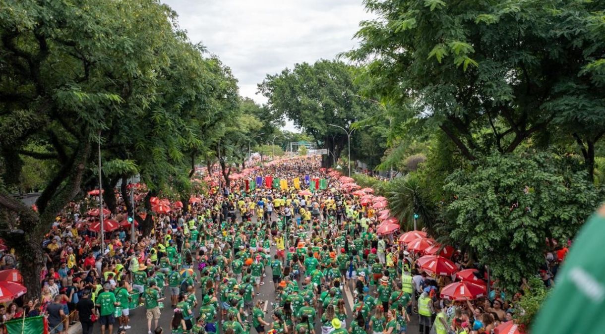 Foliões aproveitam o pré-Carnaval em São Paulo (SP)