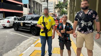 Agentes saram adereços de carnaval, camisas seleção brasileira, floridas, além de bonés, óculos escuros.