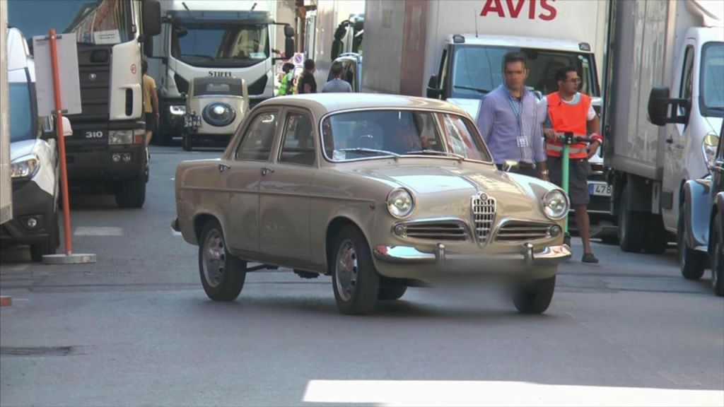 Alfa Romeo Giulietta Berlina no filme "Ferrari"