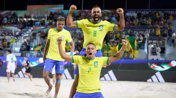 Brasil venceu Omã por 5 a 3 na primeira partida do Mundial, disputado em Dubai