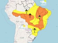 Quatro regiões do Brasil estão em alerta para chuvas intensas, diz Inmet