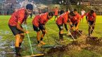 Jogo da Copa do Brasil é adiado por causa de gramado alagado