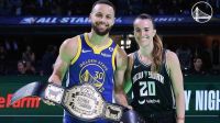 NBA All-Star: Curry supera Sabrina Ionescu e vence desafio inédito; veja