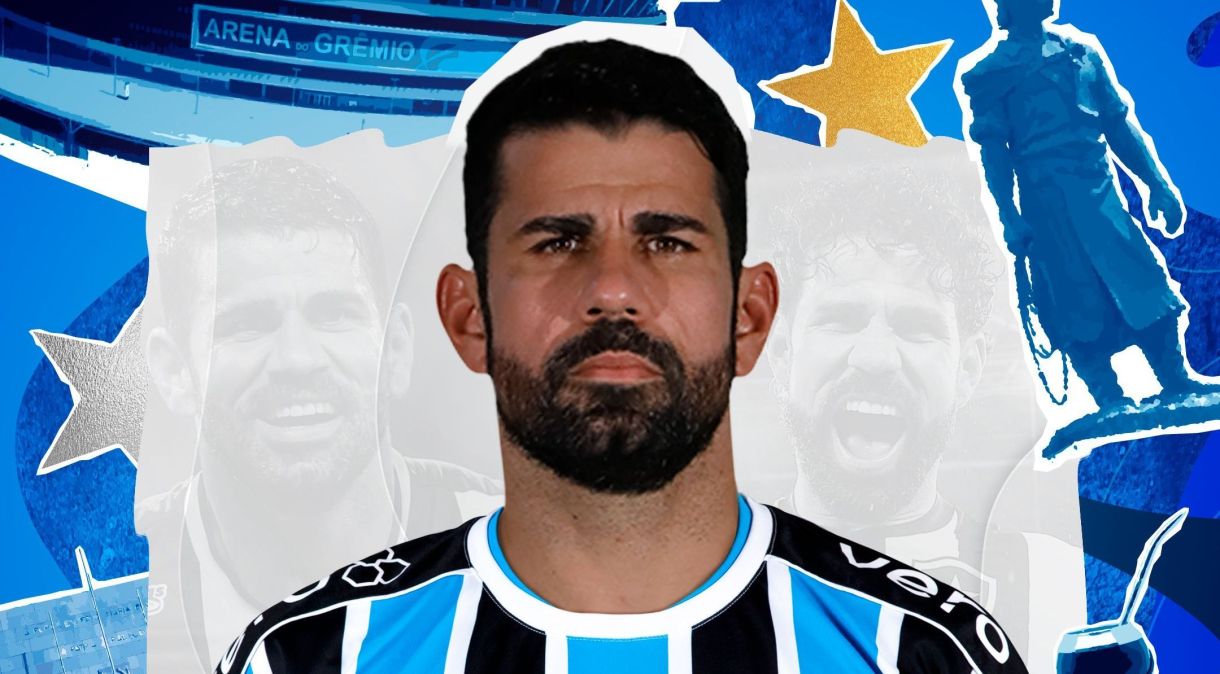 Diego Costa foi anunciado pelo Grêmio