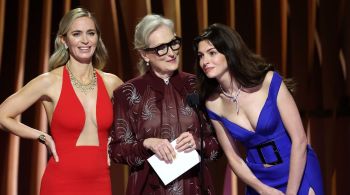 Encontro de Meryl Streep, Anne Hathaway e Emily Blunt movimentou as redes sociais; veja o momento 