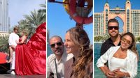 Clima de romance! Casais famosos curtem férias em Dubai