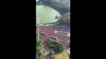 Apresentação foi paralisada por volta das 16h; termômetros de rua marcavam 35 graus