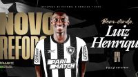 Botafogo anuncia contratação de Luiz Henrique com valor recorde no Brasil