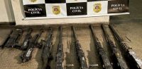 Polícia do RJ prende em SP acusados de negociar armas do furtadas do exército