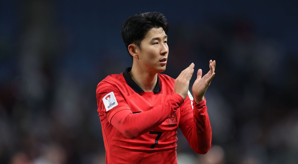 Son Heung-min marcou um dos gols da vitória sobre a Austrália