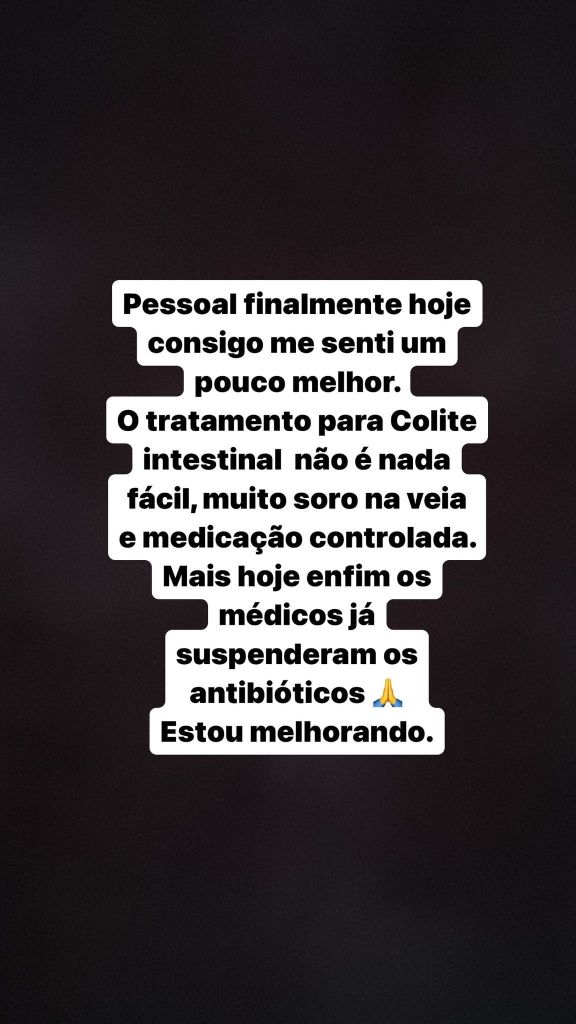 Mãe de Lexa fala sobre diagnóstico de colite intestinal