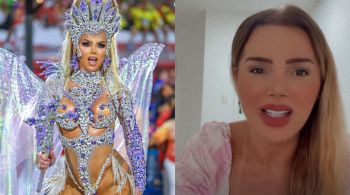 Thalita Zampirolli descobriu que não será mais rainha de bateria após a vitória da agremiação na Série Ouro do Rio de Janeiro