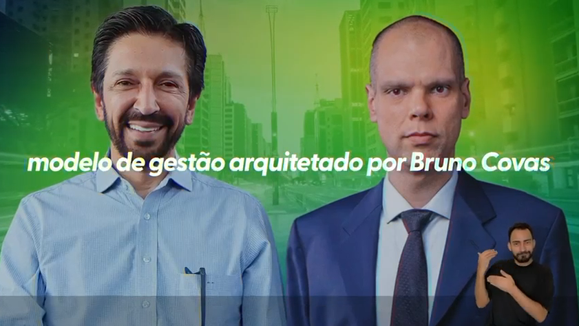 Vídeo do PSDB paulistano mostra apoio ao atual prefeito de São Paulo, Ricardo Nunes (MDB)