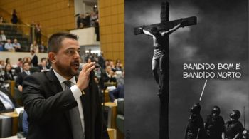 Movimento dos Sem-Teto publicou foto de Jesus crucificado com frase "bandido bom é bandido morto" e atribuiu criticas à "falta de interpretação"
