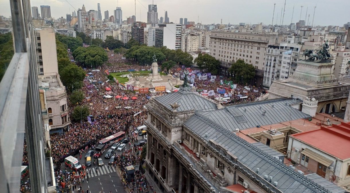 Protesto Dia das Mulheres Buenos Aires Argentina