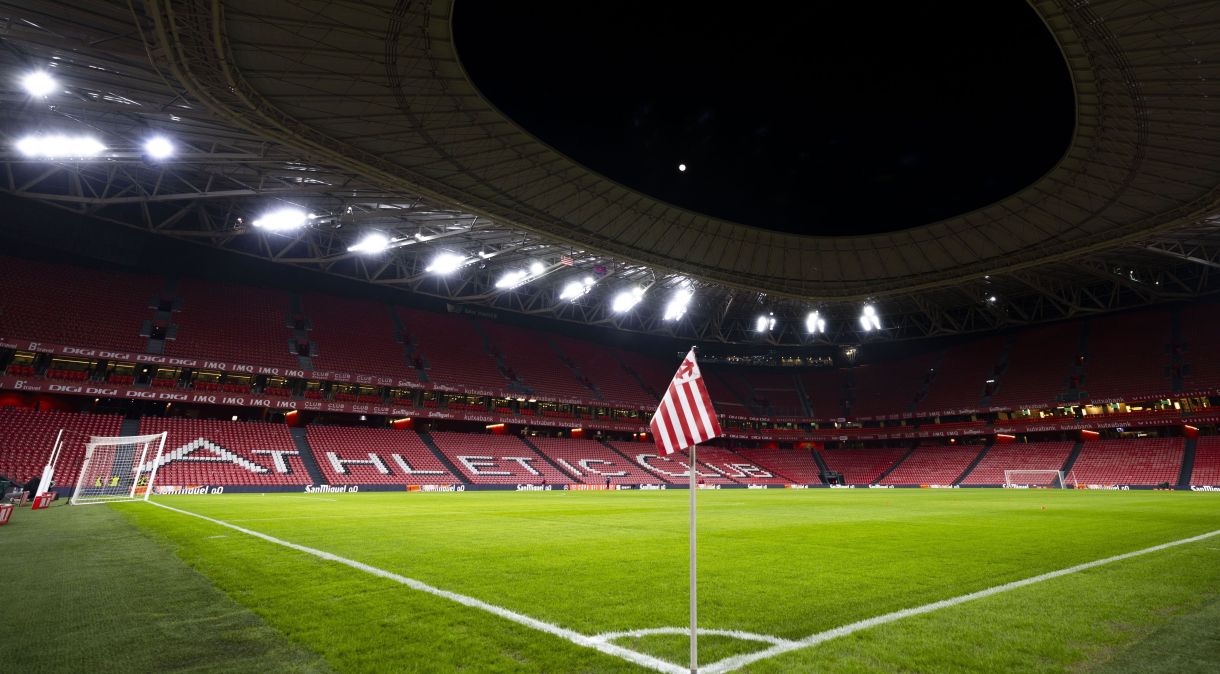 Estádio San Mamés, em Bilbao, receberá o duelo Athletic x Barcelona
