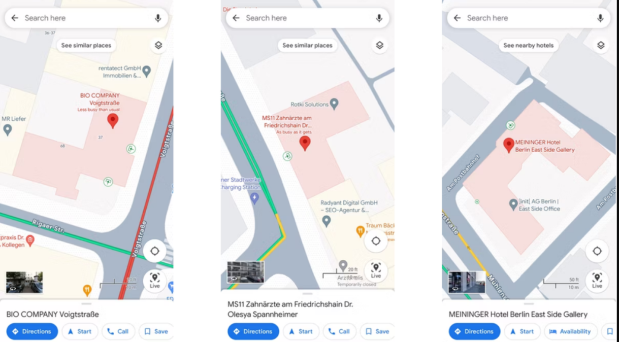 Google Maps testa nova funcionalidade