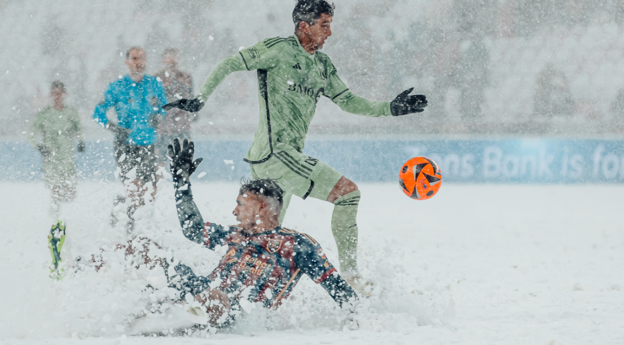 Jogo da MLS aconteceu sob nevasca