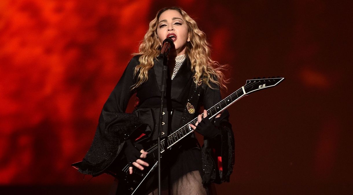 Madonna em show da turnê Rebel Heart em Nashville, Tennessee, em 2016