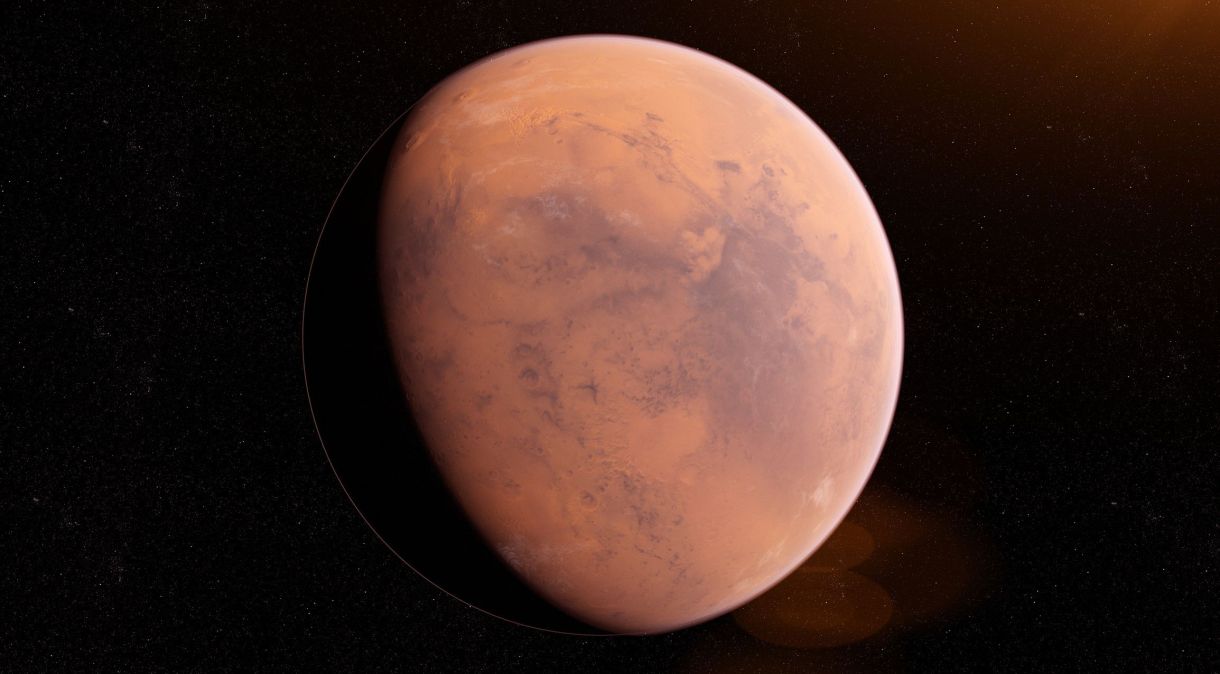 Cientistas britânicos descobriram que água na cratera Gale, em Marte, era abundante