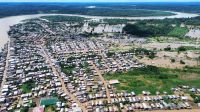 Imagens aéreas: 90% de cidade no Amazonas é tomada pela cheia do Rio Acre