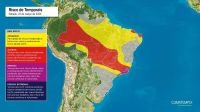 Risco de Temporais: grande parte do país está sob alerta, aponta Climatempo