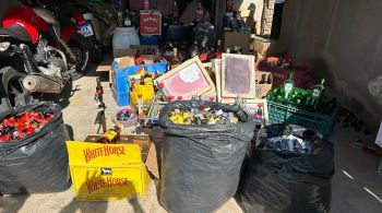 Esquema foi descoberto após denúncias; mais de 150 garrafas foram apreendidas 