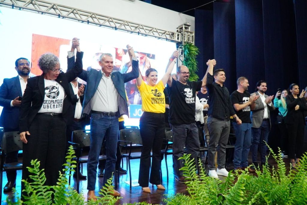 Evento que marcou a chancela da cidade de Uberaba como Geoparque pela Unesco