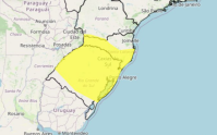 Sul do Brasil tem alerta para tempestades e queda de granizo nesta sexta-feira (29)