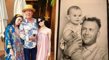 Rummer Willis e Scout La Rue Willis resgataram lembranças do pai, que sofre com demência frontotemporal