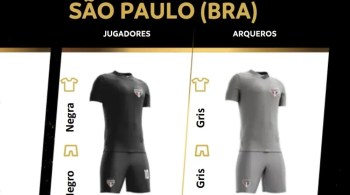 Documento enviado pela entidade com combinação para primeira rodada mostra Tricolor contra o Talleres com camisa preta, que não tem na coleção atual