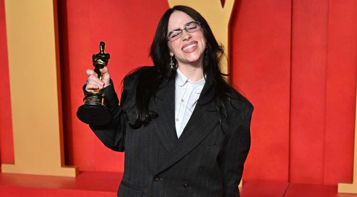 Billie Eilish recebeu o Oscar de Melhor Canção Original com “What Was I Made For”, de “Barbie”