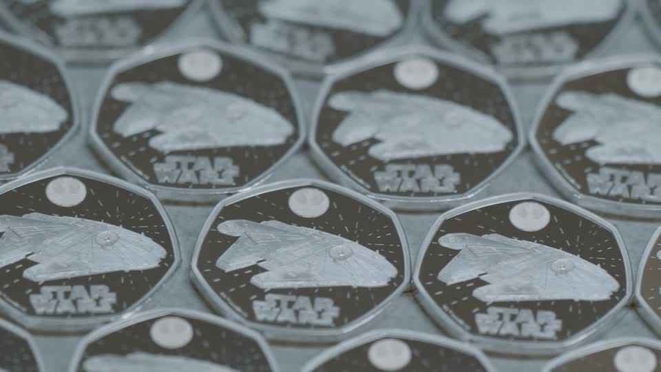 Royal Mint lançou uma moeda especial da saga Star Wars