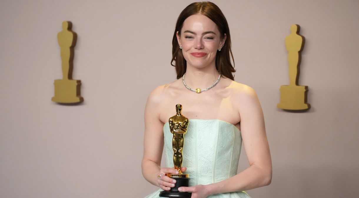 Emma Stone venceu o Oscar de Melhor Atriz por "Pobres Criaturas"